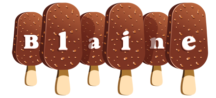 Blaine pinup logo
