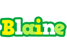Blaine soccer logo