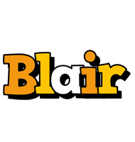 Blair cartoon logo