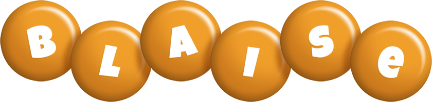Blaise candy-orange logo