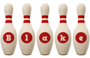 Blake bowling-pin logo