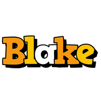 Blake cartoon logo