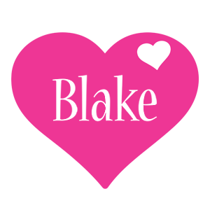 Blake love-heart logo