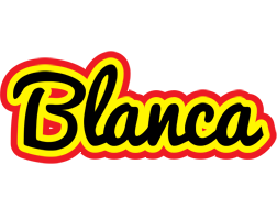 Blanca flaming logo