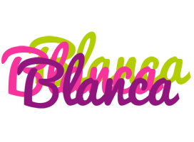 Blanca flowers logo