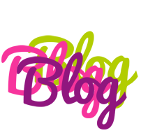 Blog flowers logo