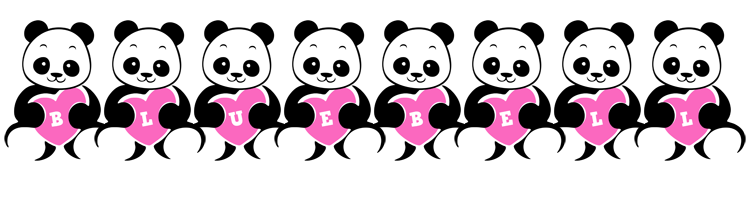 Bluebell love-panda logo