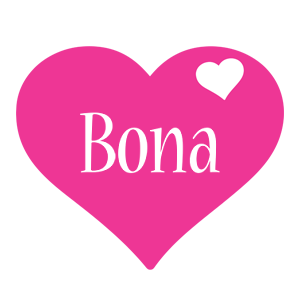 Bona love-heart logo