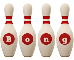 Bong bowling-pin logo