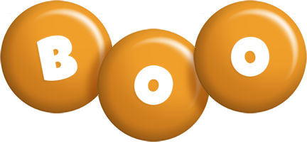 Boo candy-orange logo