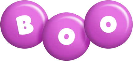 Boo candy-purple logo