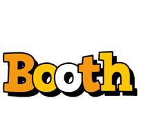 Booth cartoon logo