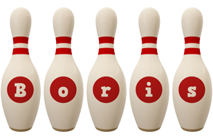 Boris bowling-pin logo