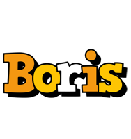 Boris cartoon logo