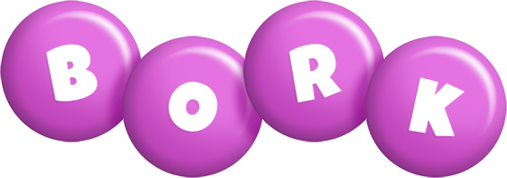 Bork candy-purple logo