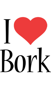Bork i-love logo