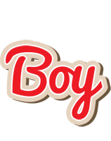 Boy chocolate logo