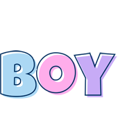 Boy pastel logo