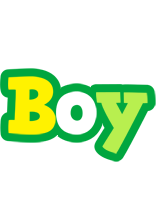 Boy soccer logo