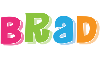 brad name logo friday logos textgiraffe