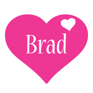 Brad love-heart logo