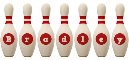 Bradley bowling-pin logo