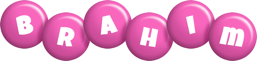 Brahim candy-pink logo