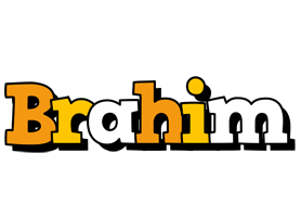 Brahim cartoon logo