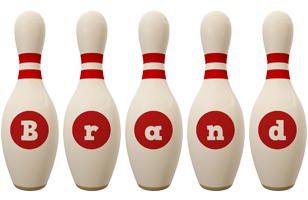 Brand bowling-pin logo