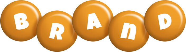 Brand candy-orange logo