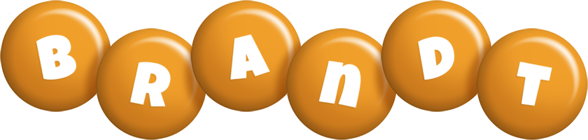 Brandt candy-orange logo