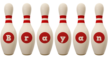 Brayan bowling-pin logo