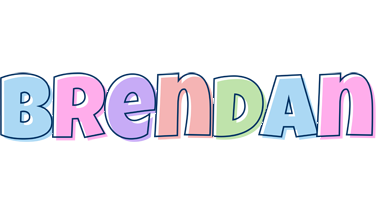 Brendan pastel logo