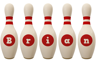 Brian bowling-pin logo