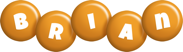 Brian candy-orange logo