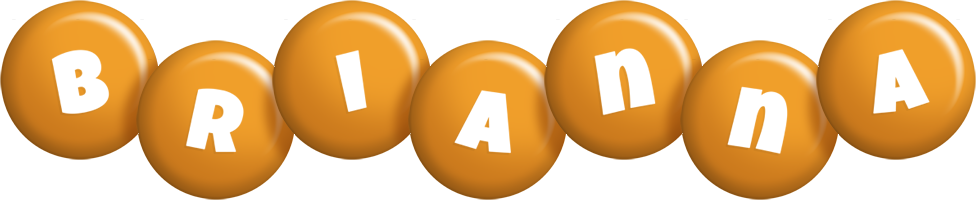 Brianna candy-orange logo