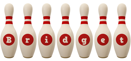 Bridget bowling-pin logo