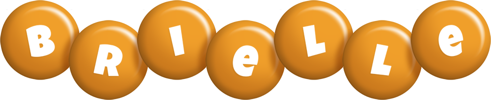 Brielle candy-orange logo