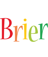 Brier birthday logo