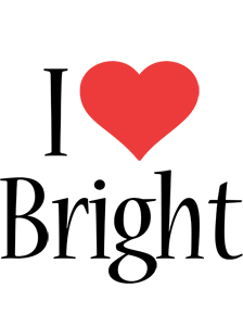 Bright i-love logo