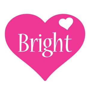 Bright love-heart logo