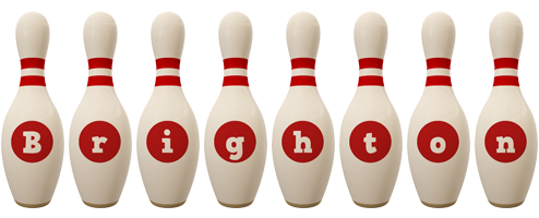Brighton bowling-pin logo
