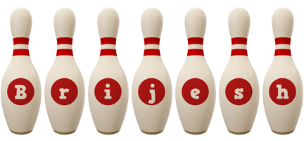 Brijesh bowling-pin logo