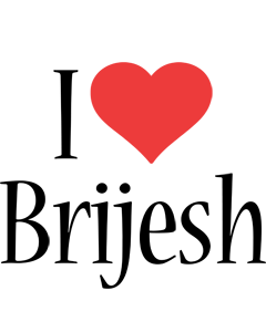 Brijesh i-love logo