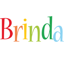 Brinda birthday logo