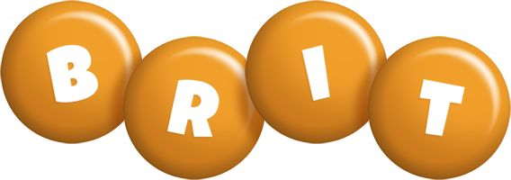 Brit candy-orange logo