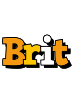 Brit cartoon logo