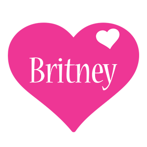 Britney love-heart logo