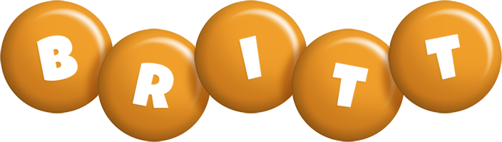 Britt candy-orange logo