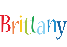 Brittany birthday logo